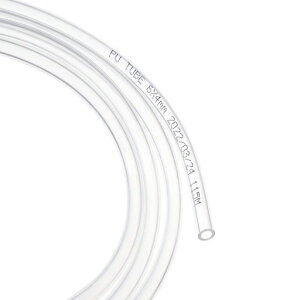 MMETERXITY空気圧チューブエアコンプレッサーホースパイプポリウレタンエアライントランスファー適用(6mmOD4mmID長さ5mクリア)