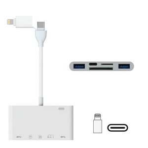 y2025MFiFؕizSDJ[h[_[6in2Type-C/iPhoneJ[h[_[USB/Type-C/Lightning/SD/TFϊA_v^iPhone/iPadɓKpݒsvJ[h[_[of[^]