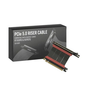 LINKUP - AVA5�A�[�}�[PCIE 5.0 ���C�U�[�P�[�u�� | RTX5090 RX9070 GPU�ɑΉ� | x16 128GB/s���x | PCIe 4.0 & WRX80/WRX90E�ƌ݊������� | ���p �u���b�N 5cm(�S�� 9cm)