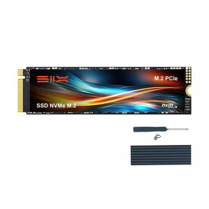 SIX X5000 1TB NVMe SSD M.2 2280 PCIe Gen4x4 ����SSD �ő�ǎ�3700MB/s ����SSD �q�[�g�V���N�t��