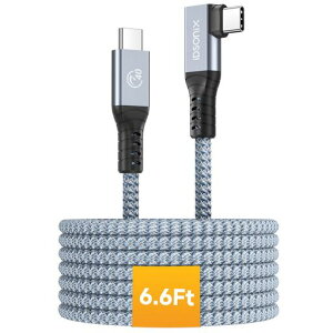 iDsonixUSBType-C�P�[�u��200CM�A40Gbps�����f�[�^�]���A8K/60Hz�r�f�I�o�́A100W�}���[�d�A100W���pUSB-C-USB-C�P�[�u���AThunderbolt4�AMacBookAir