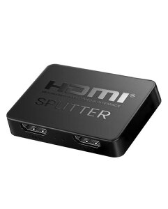 NEWCARE 4K HDMI���z�� 1����2�o�� HDMI�X�v���b�^�[ HDMI���� HDR 3D HDCP1.4 Xbox/HDTV/DVD�v���[���[/�p�\�R���ɓK�p HDMI 1.4b ���z�@ USB���d�P�[�u���t�� ������M���o��