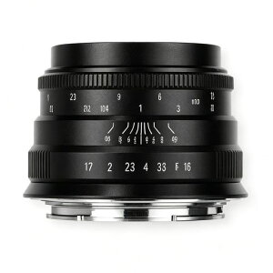Brightin Star 35mm F1.7 ����a MF �P�œ_�����Y �\�j�[ E�}�E���g�ɑΉ� APS-C �~���[���X�p �\�j�[ �J���� A7/II/III/IV/SIII/C/RIII/RIV A6400 A6600 A6100 A6000