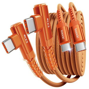 toockiUSBC�P�[�u��L��100W/5A�y1M+1M�I�����W�z�^�C�vCL�^PD3.1�}���[�d�f���h�~�i�C�����҂�iPhone17/iPhone16/iPhone15/Plus�AMacBook