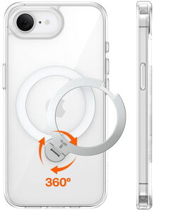 TORRAS iPhone 17e/16e �p �P�[�X�y���@�\��́E360°�V��_��]�X�^���h�z Magsafe�Ή� �ČR�K�i �c�����Ή� �����O�t�� �}�O�l�b�g���� ���C�����X�[�d�Ή� �ϏՌ� �h�w�� ������ 2026 Ostand Q3 Spin