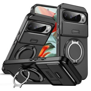 MPHSZJEO�Ή�GooglePixel10ProXL�p�P�[�X�����O�t���X���C�h���J�����J�o�[�����O�ϏՌ��X�^���h�@�\360°��]�c�����Ή��ԍڃz���_�[���藎���ɂ����l�C�������s�N�Z��10�v��XL