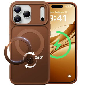 �y2026�ō�����&��_360�x��]�zCASEKOO iPhone 17 Pro Max �p �P�[�X MagSafe�Ή� �ČRMIL�K�i 360°�S�����ϏՌ� �y���c�����E�p�x���R�����z�ő�25W�}���[�d�Ή� �w��h�~/�}�b�g�d�グ/���ϖh�~/���c