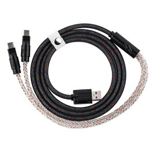 EPOMAKER Gloss 2-in-1 USB-C �f���A��8K�Q�[�~���O�L�[�{�[�h�P�[�u�� �P�������ґg�[�d�P�[�u�� USB-A~Type-C
