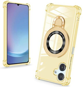baodunwei Galaxy A25 5G �P�[�X �N���A �����O�t�� MagSafe�Ή� �}�O�l�b�g���� �c�����Ή� �A�W���X�^�u���X�^���h �l�p�G�A�N�b�V���� �ϏՌ� Galaxy A25 SC-53F SCG33 �J�o�[ �Ռ��z���|�P�b�g����