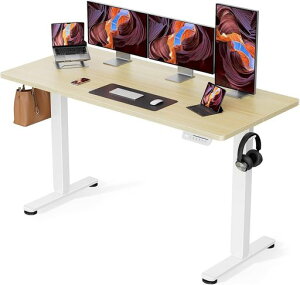 ErGear�d���I�t�B�X���[�N�e�[�u�����~���f�X�N�X�^���f�B���O�f�X�N��160cm�ω׏d80kg�����������[�@�\�㉺�������~�É����[�t�b�N�t������Ɗ��e�����[�N�y��160x���s��70x