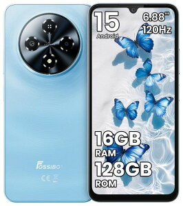 FOSSiBOTS5SIM�t���[�X�}�z�{��16GBRAM+128GBROM2TB�g���\�I�N�^�R�AAndroid15�X�}�z6.88�C���`HD+����120Hz���t���b�V�����[�g�A���h���C�h�X�}�z6000mAh�o�b�e���[