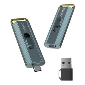 OSCOO 1TB �O�t��SSD ? �ő�2100MB/s�A��4K 60fps ProRes�ɑΉ�|USB������ �^�C�vC�AUSB 3.2 Gen2�|�[�^�u��SSD�A�f���A��USB-C & USB-A�A�_�v�^�[�t��|���g���N�^�u���f�U�C��|iPhone