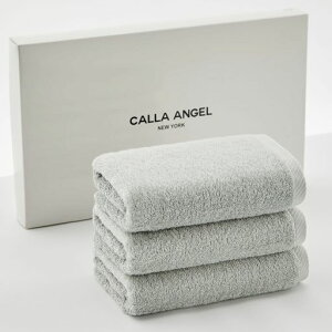CallaAngelNewYork�y�G�W�v�g������GIZA86100%�z�����t�F�C�X�^�I��3���g���z���_�炩���ÔQ����薳�n�㎿�R�b�g��OEKO-TEX�F�؃z�e���d�l�M�t�g��������k��35x80cm�l���C�g�u���[