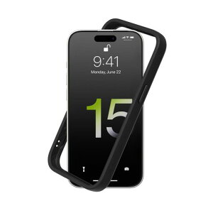 RHINOSHIELD[iPhone15Plus]CrashGuard�o���p�[�P�[�X�ϏՌ��ČRMIL�K�i�Ռ��z�����w��h�~���^�y��SGS�F��-�u���b�N