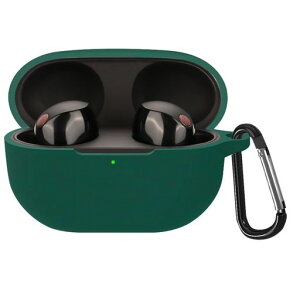 YAODLEWF-1000XM5�p�P�[�X�Ή��\�j�[(SONY)WF-1000XM5�t��V���R���ی�P�[�X�ی�J�o�[�ϏՌ����h�o�����h�~�����[�d�\�J���r�i�t��(�O���[��)