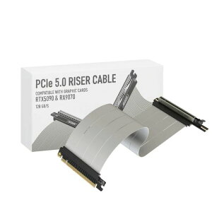 LINKUP - AVA5�A�[�}�[PCIE 5.0 ���C�U�[�P�[�u�� | RTX5090 RX9070 GPU�ɑΉ� | x16 128GB/s���x | PCIe 4.0 & WRX80/WRX90E�ƌ݊������� | ���p �z���C�g 30cm(�S��
