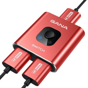 HDMI�ؑ֊�y4k@60hz�zHDMI���z��AGANA�o���� �Z���N�^�[ 1����2�o��/2����1�o�� �蓮 �؂�ւ��� Xbox PS5/4/3 DVD�v���[���[Fire Stick�K�p(��)