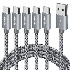 USBTypeC/�^�C�vc�P�[�u��[1m5�{�Z�b�g]CLEEFUNUSB-C�}���[�d�P�[�u�������f�[�^�]���R�[�h�^�C�vc���ϋv�f���h�~�i�C����iPhone15iPhone15Pro�AGalaxyS10S9A20