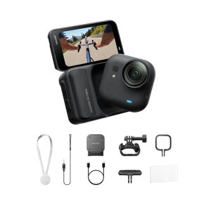 Insta360 GO Ultra �T�C�N�����O�L�b�g �~�b�h�i�C�g�u���b�N - �|�P�b�g���琢�E���ς��