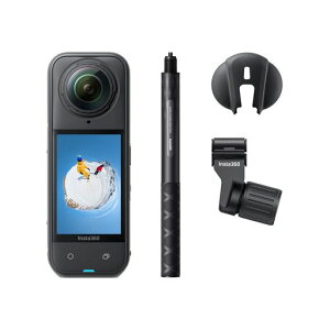 Insta360 X5-360�x�S�i�J���� vlog�p �h��8K �����Ȃ����B��_���� �����Ï����\ ���Ō����\�ȃ����Y 3���ԃo�b�e���[ �N���A�ȉ��� ��u���␳ �o�C�N�p