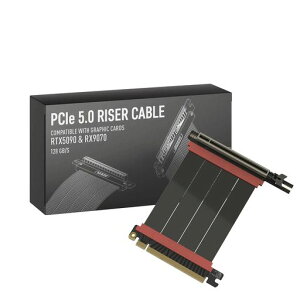 LINKUP - AVA5�A�[�}�[PCIE 5.0 ���C�U�[�P�[�u�� | RTX5090 RX9070 GPU�ɑΉ� | x16 128GB/s���x | PCIe 4.0 & WRX80/WRX90E�ƌ݊������� | ���p �u���b�N 10cm(�S��
