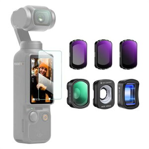 K&F CONCEPT OSMO Pocket 4/3�p �����Y�t�B���^�[ 6�_�Z�b�g