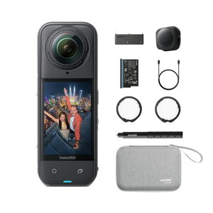 �y�����������񈤗p�zInsta360 X5 �G�b�Z���V�����L�b�g |8K�Ή��E�h���E360�x�S�i�A�N�V�����J����|��i�ɋ����g�����Ȃ����B��_�h�Ή��E��u���␳�E���������Y&�����ԃo�b�e���[����!