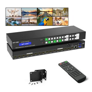 MT-VIKI8x8HDMI�}�g���b�N�X�X�C�b�`���[4K@30HzWebGUI/IR�����R��/RS-232/LAN�|�[�g/APP�Ή�3.5mm�X�e���I����EDID���b�N�}�E���g�Ή�HDMI�X�C�b�`���[&�X�v���b�^�[