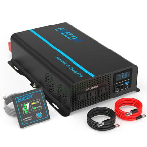 EDECOACo[^[g12V100V2000Wő4000WDC12V()AC100V()ɕϊ50/60Hz؂ւ\ACRZgx4AUSB&TypeC|[gRtLCDfBXvCnkd