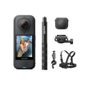 Insta360 X4 Air ���[�h�T�C�N�����O�L�b�g(�ʑ̌^) - �y��165g 8K 360�x�S�i�J�����A�����Ȃ����B��_�A�����\�����Y�A�B�e��t���[�~���O�A�E�C���h�K�[�h�����A��u���␳�AAI�ҏW