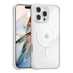 ZTOFERA for iPhone 16 Pro Max �}�O�l�e�B�b�N �P�[�X, �݊��� �� �}�O�Z�[�t ���C�����X �[�d, ���� �A���`�X�N���b�` �N���A �o�b�N �ϏՌ� TPU �o���p�[ �d�b �J�o�[ - �z���C�g