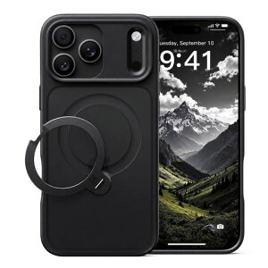 CASEKOO iPhone 18Pro/17 Pro �p �P�[�X �y2026�ō�����&��_360�x��]�zMagSafe�Ή� �ČRMIL�K�i 360°�S�����ϏՌ� �y���c�����E�p�x���R�����z �ő�25W�}���[�d�Ή�