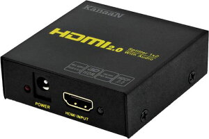 �y4K@60Hz HDCP2.2������ 2026�V�^�zKanaaN hdmi ���z�� 1����2�o�� �����o�� HDR10+/3D�Ή� PS5|Xbox|fire tvstick|HDTV|DVD| PC�ȂǓK�p ���{������24K�����b�L
