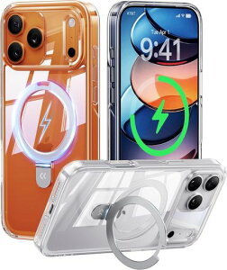 �y11�N�̏��S�J�� ���ϋv�X�^���h�\���zCASEKOO for iPhone 17 Pro Max �P�[�X�y3�{�ČRMIL�K�i �ϏՌ�/MagSafe�Ή��z�B���X�^���h �c�����đΉ� �����O�@�\ �w��h�~ ���ϖh�~ ���� �X�g���b�v�z�[�c