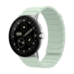 [Hinnwer] �V���R�� �o���h Google Pixel Watch 4 45mm / Google Pixel Watch 3 45mm �Ή� �X�}�[�g�E�H�b�` �o���h ���C�V���R�� ���v�x���g �}�O�l�b�g �X�|�[�c �����X�g���b�v �_�炩��