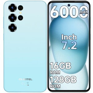 OUKITELC68Android15SIM�t���[�X�}�z�{��7.2�C���`����6000mAh��e�ʃo�b�e���[�X�}�z�{��64MP+8MP�J�����X�}�[�g�t�H��16GBRAM+128GBROM1TB�g���\