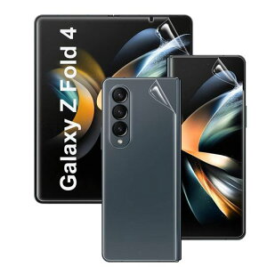 QAZWERT【3+3枚セット】GalaxyZFold4フィルム全面保護auSCG16自動修復柔らかいケースに干渉せず超薄型気泡なし撥油性PET高透過率docomoSC-55CGalaxyZFold4対応