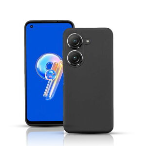 �y�����z�Ή�ASUSZenfone9/Zenfone10�P�[�X�w��h�~�ČRMIL�K�i�C�菝�h�~�ϏՌ�Zenfone9�J�o�[���C�����X�[�d�Ή�Zenfone10�P�[�X(�u���b�N)