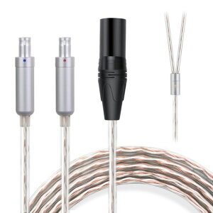 okcsc JBX �w�b�h�z���P�[�u�� HD800 ���P�[�u�� �C���z���E�w�b�h�z���p SENNHEISER�p HD800S�EHD820�ED1000�ɓK�� OFC 4�c ����1.5m 4Pin XLR