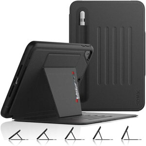 SEYMACstock�P�[�XiPadMini5/Mini4(2019/2015)7.9�C���`��p�P�[�X�ϏՌ����p�x���u�����߃I�[�g�X���[�v�y�����[�J�[�h���[�����͑S�ʕی�J�o�[(�u���b�N)(�K�i���������s���Ǝ�)