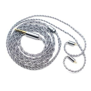 BQEYZ Winter HIFI�C���z���P�[�u�� Rime OCC �⃁�b�L�P�[�u�� 2pin���P�[�u�� 4�c�C���z���A�b�v�O���[�h�P�[�u�� �������P ���������p�P�[�u�� �l�ȃC���z�����ɑΉ� (2pin 0.78-4.4mm)
