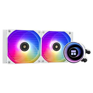 Thermalright Frozen Notte 240 WHITE ARGB V2 ����CPU�N�[���[�A240�z���C�gCPU�N�[���[�d�l�A�_�u��PWM�t�@���AS-FDB �x�A�����O�AAMD/AM4 AM5, Intel LGA