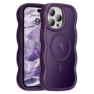 UEEBAI �Ή� iPhone 13 Pro Max �p�� �P�[�X ���� TPU �E�F�[�u�f�U�C�� �X�}�z�P�[�X �N���A ���� �l�C ������� �P�[�X MagSafe�Ή� ���^ �y�� �ϏՌ� �g�^ �o���p�[ �X�}�z�P�[�X - �p�[�v��