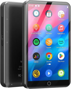 MECHEN mp3�v���[���[ 4�C���` wifi Bluetooth ���y�v���[���[ 16GB���� �~���[�W�b�N�v���C���[ Android 9.0 MP4�v���[���[ ���@�\ �f�W�^���I�[�f�B�I�v���[���[ �X�s�[�J�[���� �����@�\�t��