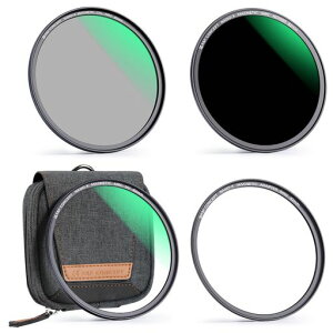 K&F CONCEPT 82mm �}�O�l�b�g��ND1000+CPL�t�B���^�[+MCUV�t�B���^�[�Z�b�g ���C�z�� �����֗� ���w�K���X �����ߗ� �Ⴂ���˗� 28�w�i�m�R�[�e�B���O �����g �����h���L�Y�h�~ �t�B���^�[�o�b�O