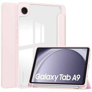 Galaxy Tab A9 2023�K�p�P�[�X�J�o�[ �蒠�^ ���^ SM-X110/X115/X117 8.7�C���`�^�u���b�g�p����PU ���U�[�P�[�X �O�܂� �}�O�l�b�g�J�� Samsung Galaxy Tab A9�^�u���b�g�Ή��ی�P�[�X