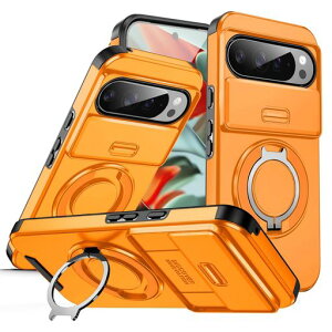 MPHSZJEO�Ή�GooglePixel10ProXL�p�P�[�X�����O�t���X���C�h���J�����J�o�[�����O�ϏՌ��X�^���h�@�\360°��]�c�����Ή��ԍڃz���_�[���藎���ɂ����l�C�������s�N�Z��10�v��XL