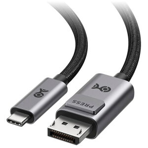 Cable Matters 40Gbps �o���� USB-C DisplayPort 2.1 �P�[�u�� 1.8m|8K@120Hz / 4K@480Hz|DP40(UHBR10)|DisplayPort Type-C �ϊ��P�[�u��|DP Alt