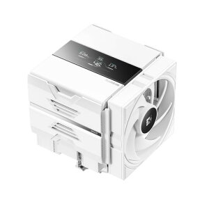 Sudokoo SK620V �z���C�g AM5 ���N�[���[: AM5��p �f�W�^���\���t�� 6�q�[�g�p�C�v �f���A���^���[CPU�N�[���[ - 120mm FDB PWM�É��t�@��&�N�C�b�N���b�N�}�E���g���� PC�N�[���[