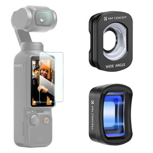K&F CONCEPT D*I OSMO Pocket 3/4�p �����Y�t�B���^�[�Z�b�g (�L�p�����Y+1.2x �A�i���t�B�b�N �����Y) ���C���E�� �����֗� AGC���w�K���X 28�w�i�m�R�[�e�B���O �h���h��